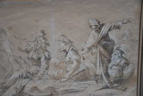 Drawing XVII, Meeting Of Characters D After Salvator Rosa