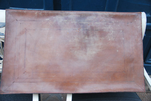 Wichtige Lederbrieftasche im XVIII-Stil