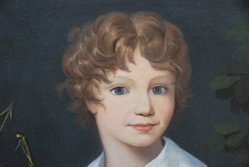 Portrait d'un Jeune Garçon à l'Arc, XIXe siècle