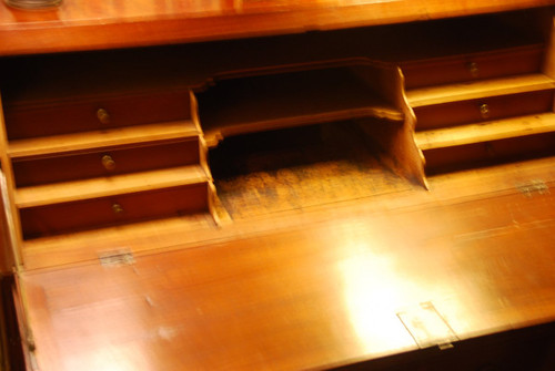 Commode scriban En Acajou Travail Nantais époque Louis XVI