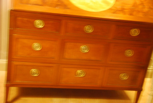 Commode scriban En Acajou Travail Nantais époque Louis XVI