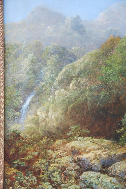 Important Mountain Landscape By François Diday
