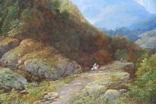 Important Mountain Landscape By François Diday