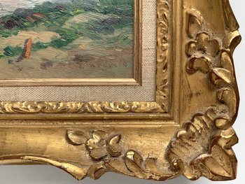 Emile WEGELIN (1875-1962) - Am Rande des Genfersees - Öl auf Leinwand