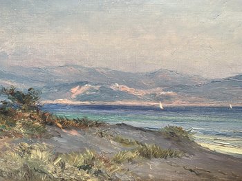 Emile WEGELIN (1875-1962) - Segelboote auf dem Genfersee - Öl auf Leinwand