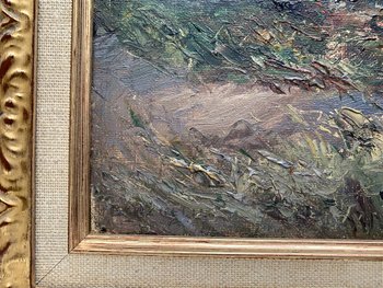 Emile WEGELIN (1875-1962) - Segelboote auf dem Genfersee - Öl auf Leinwand
