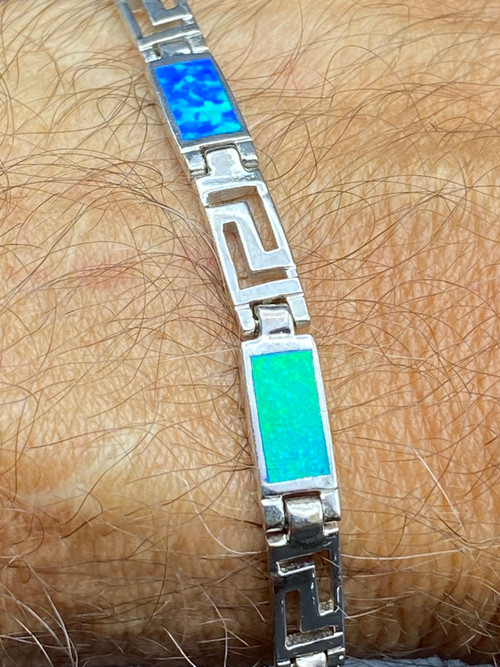 BRACCIALE IN ARGENTO E SMALTO