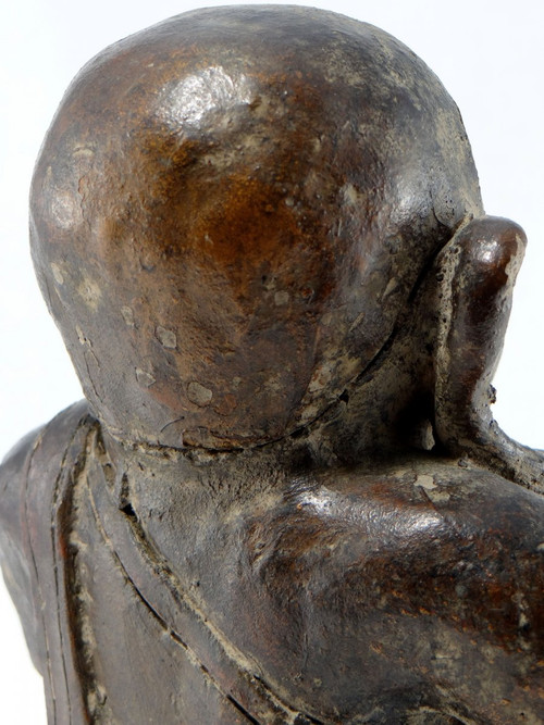 China Um 1900 oder früher, Putai oder Opulenter Buddha aus Terrakotta.