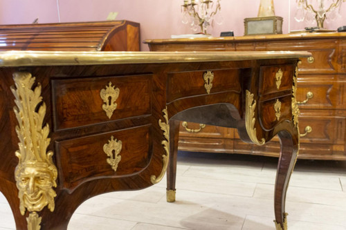 Scrivania piatta d'epoca Regency