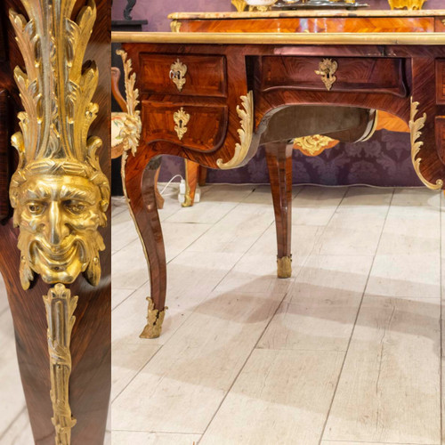Scrivania piatta d'epoca Regency