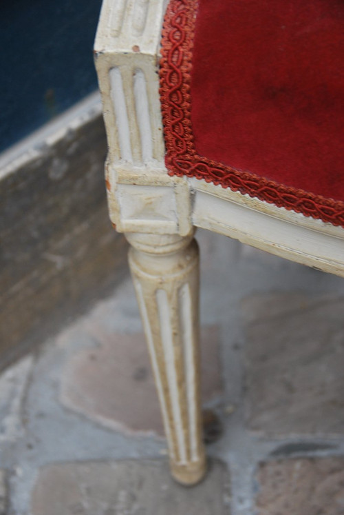 Charmant Petit Fauteuil d'Enfant époque Louis XVI, XVIIIe siècle