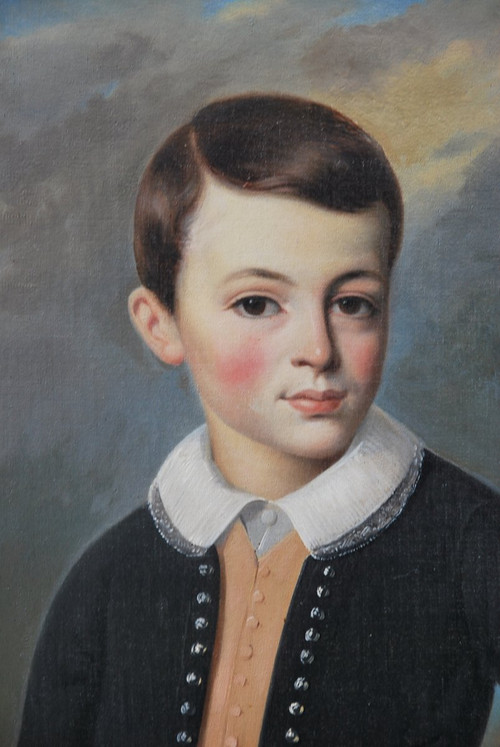 Portrait d'Un Jeune Garçon XIXe siècle