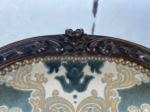 Bergère stile Luigi XV con orecchie