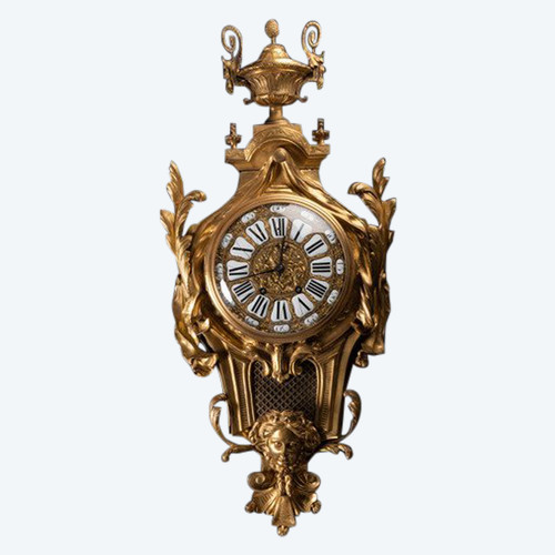 Importante lampadario da parete in bronzo in stile Luigi XVI