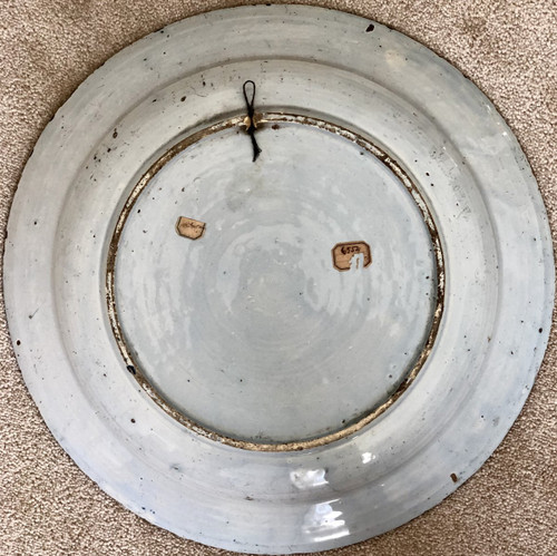 Delft, 18th century, Earthenware dish, Chinese décor in Camaïeu de Bleu.