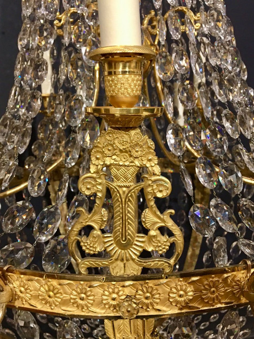 Empire period hot-air balloon chandelier