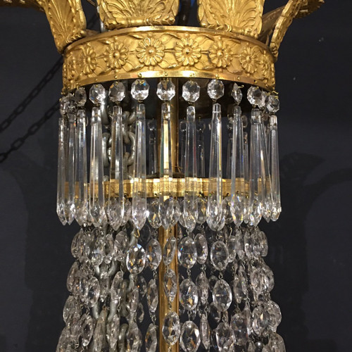 Empire period hot-air balloon chandelier