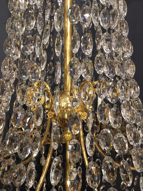 Empire period hot-air balloon chandelier