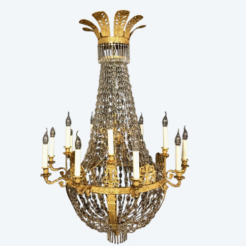 Empire period hot-air balloon chandelier