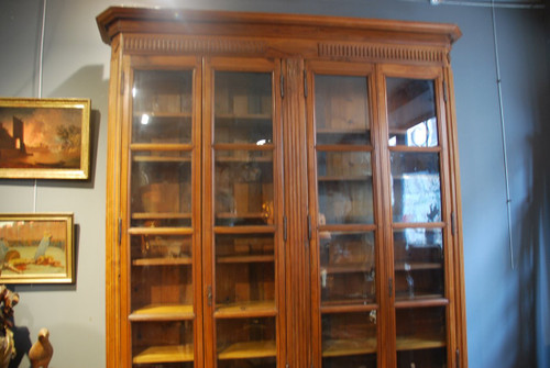 Bella libreria in noce di epoca Luigi XVI Fine XVIII secolo