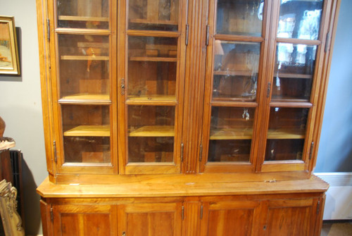 Bella libreria in noce di epoca Luigi XVI Fine XVIII secolo