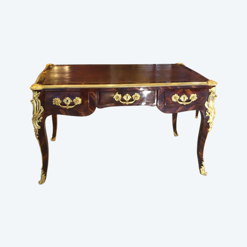 Bureau Plat D'époque Louis XV, XVIIIe siècle