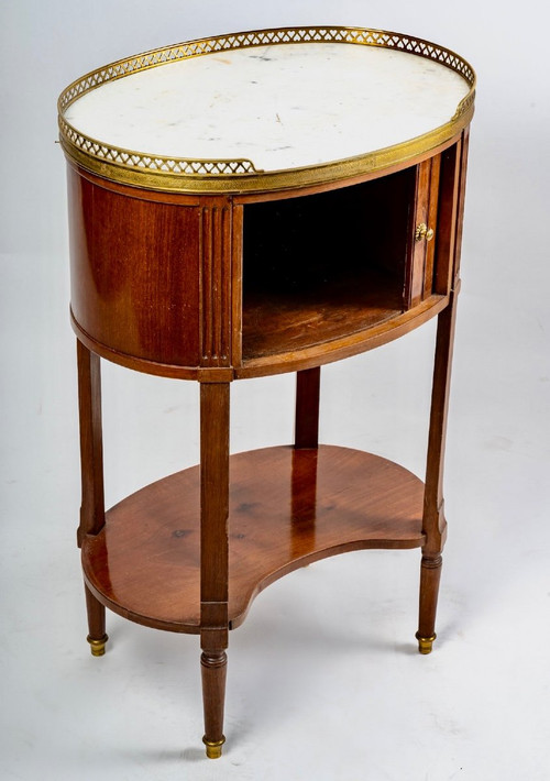 Guéridon D’époque Louis XVI Estampillé De Jean François Dubut