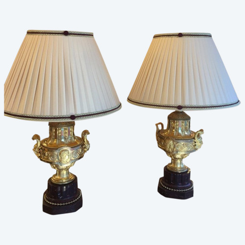 Paire De Lampes