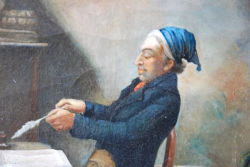 Huile Le Clerc De Notaire, Travail Du XIXe siècle