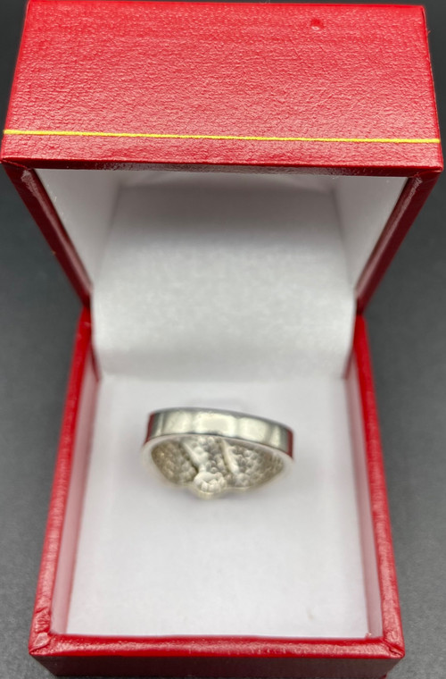 ANELLO IN ARGENTO E OSSIDI