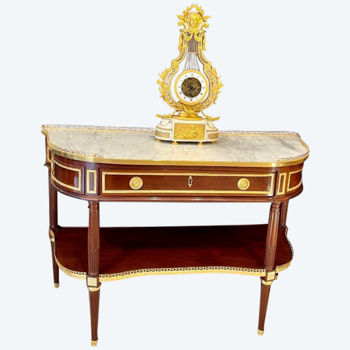 Console d'epoca Luigi XVI con timbro De Birckel