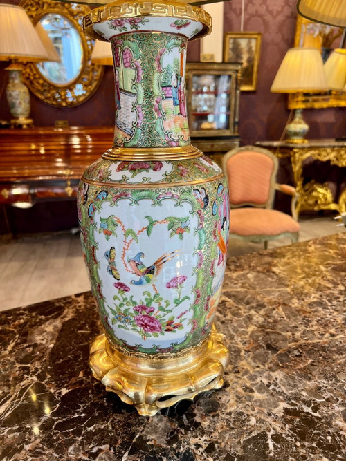 Pair Of China Porcelain Lamps
