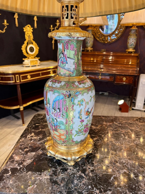 Pair Of China Porcelain Lamps