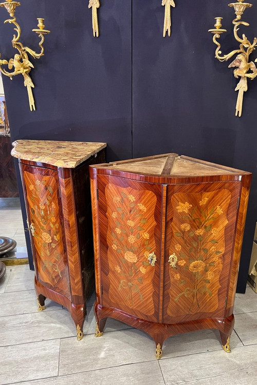 Paire D’encoignures Estampillées D.Genty