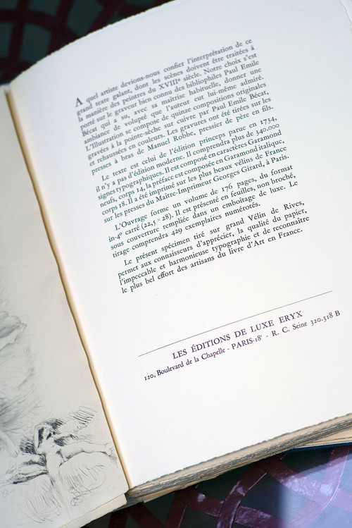 Curiosa : CRÉBILLON FILS, "TANZAÏ et NÉADARNÉ", illustrazione di Paul Émile BÉCAT