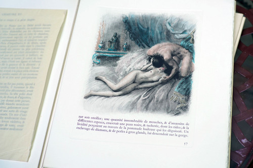 Curiosa : CRÉBILLON FILS, "TANZAÏ et NÉADARNÉ", illustrazione di Paul Émile BÉCAT