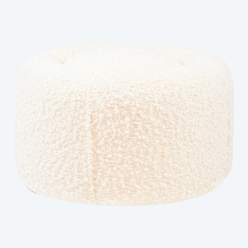 Sitzsack mit weißen Locken, zeitgenössische Arbeit