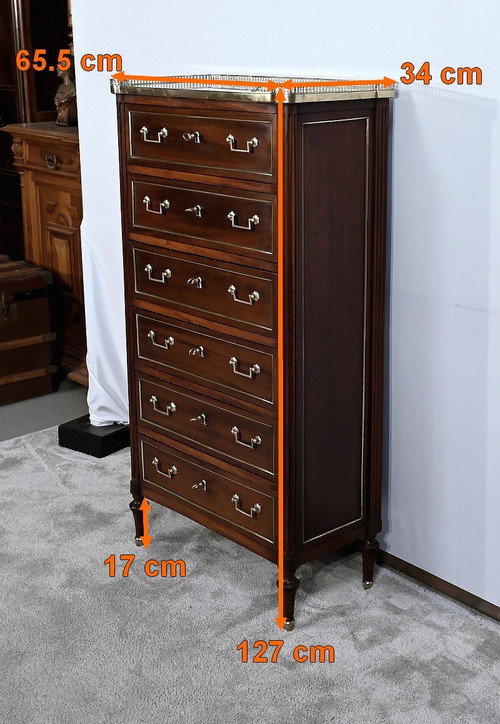Piccolo chiffonnier, Luigi XVI - XVIII secolo