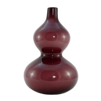 Dänemark, 1960er Jahre, Holmegaard Manufaktur, Vase Aus Geblasenem Glas Doppelschichtig.