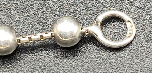 COLLANA IN ARGENTO MASSICCIO E VETRO