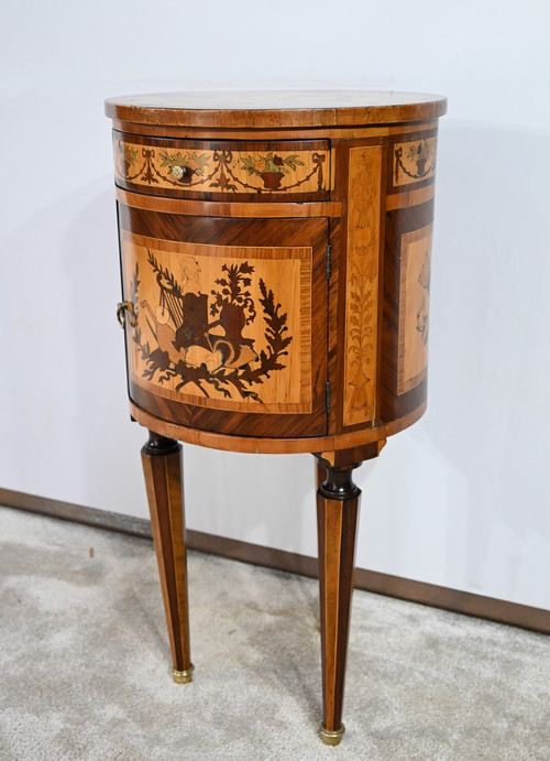 Petite Table Tambour, style Louis XVI – Fin XIXe