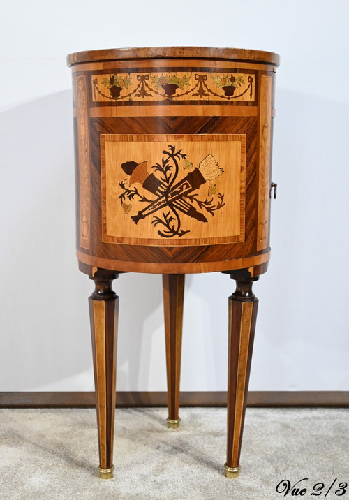 Petite Table Tambour, style Louis XVI – Fin XIXe
