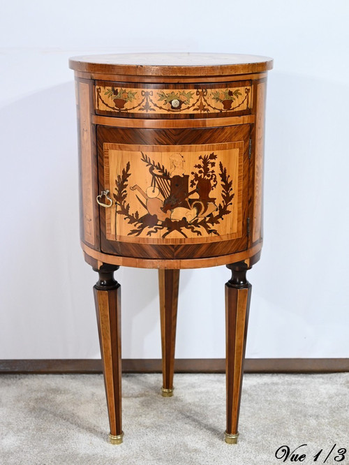 Petite Table Tambour, style Louis XVI – Fin XIXe