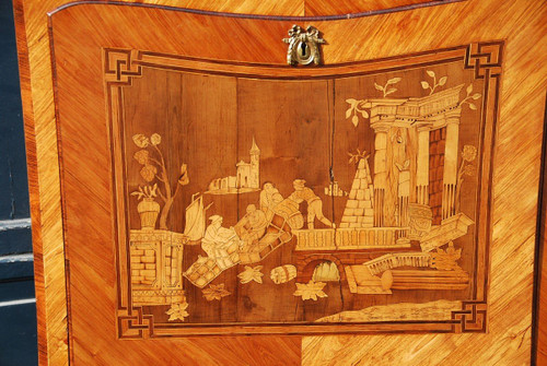 Sekretärin In Epochenfurnier Transition