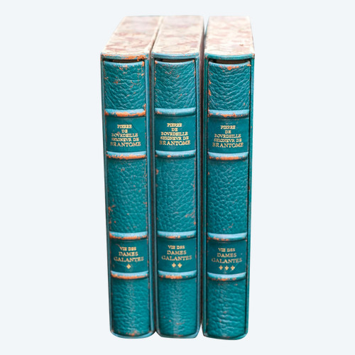Curiosa : BRANTOME "VIE DES DAMES GALANTES" 3 volumes