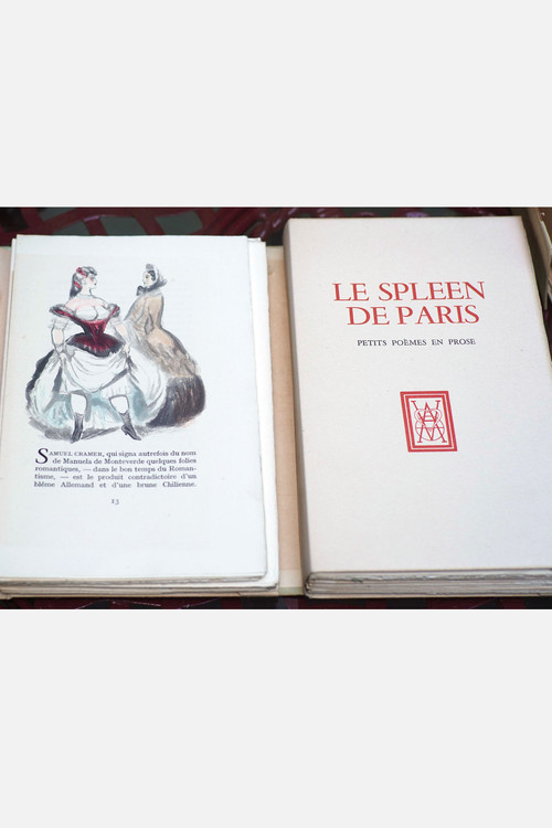 BAUDELAIRE, "PARADIS ARTIFICIELS" & "SPLEEN DE PARIS" - "LA FANFARLO", 2 sets.