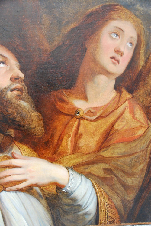 Öl Auf Leinwand XVII ,Italien , Bischof
