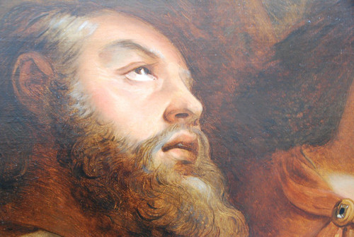 Öl Auf Leinwand XVII ,Italien , Bischof