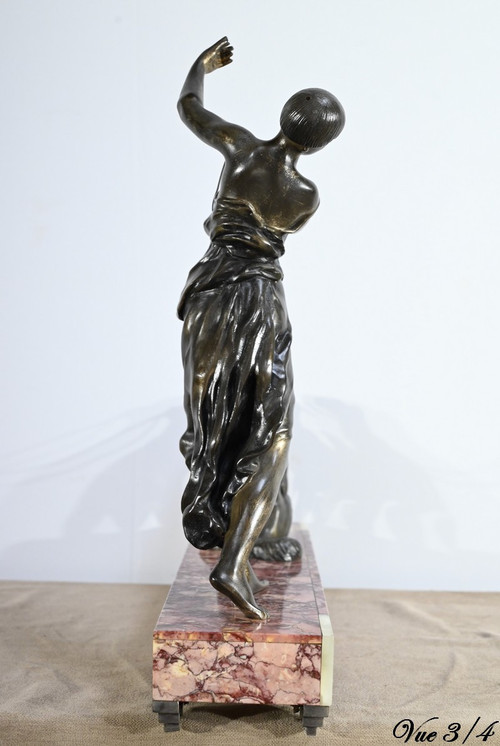 Sculpture en Régule et Marbre, Art Déco – Début XXe