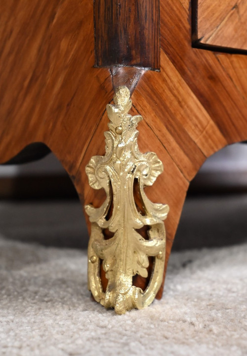 Piccola vetrina in palissandro, stile Luigi XV - Fine XIX secolo